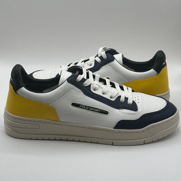 Men's Polo Ralph Lauren PS300  100% Leather Sneaker Size 11.5 - Picture 10 of 11